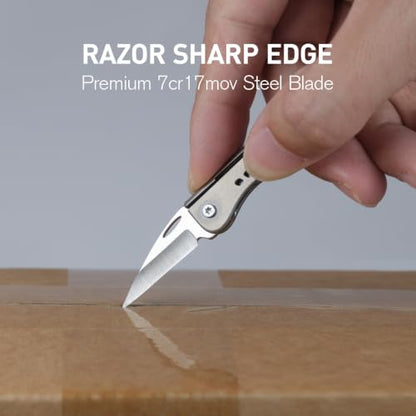 Mini Titanium Pocket Knife for Everyday Carry
