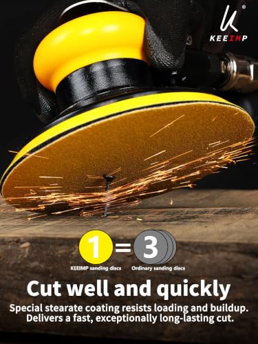 PSA Sanding Discs 6 Inch Adhesive Backed Sandpaper 100 Pack