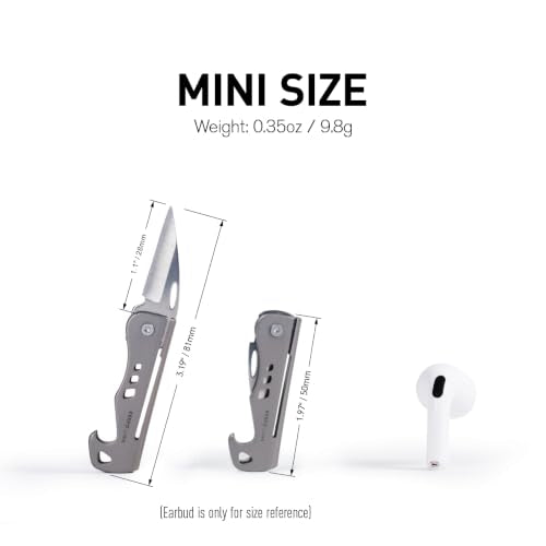 Mini Titanium Pocket Knife for Everyday Carry