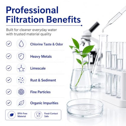 Water Filter Cartridges Replacement for Brita Pitchers & Dispensers 7 Pack (7 Pack)