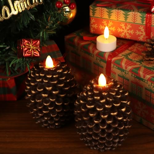 Flameless Candles with 6H Timer Battery Operated