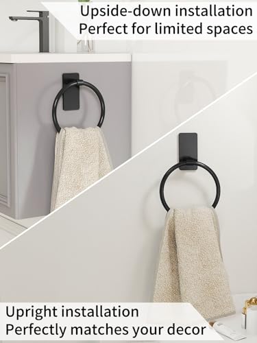 Towel Ring Hand Towel Holder for Bathroom Wall Mounted