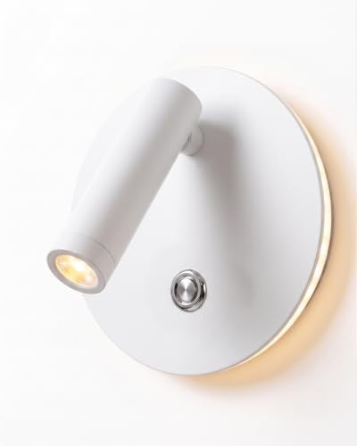 Hardwired Adjustable LED Reading Wall Sconce with Switch
