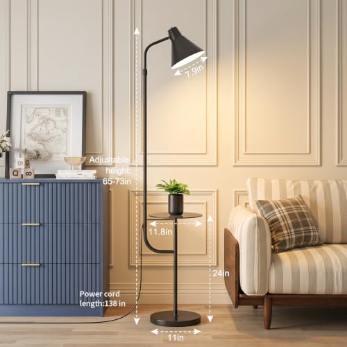 Living Room Floor lamp with Coffee Table
