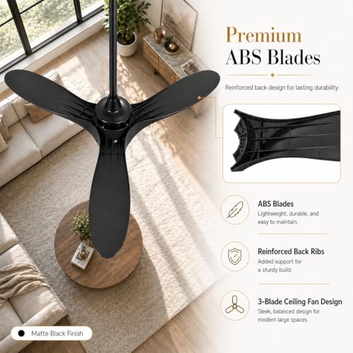 Modern Propeller Ceiling Fan with Light