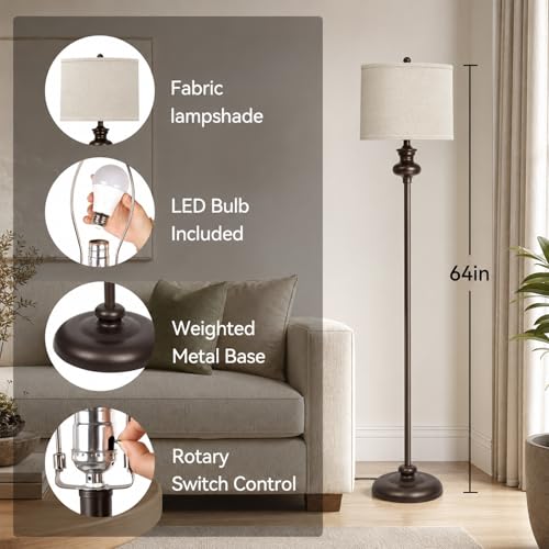 Floor Lamp Standing Lamp for Living Room