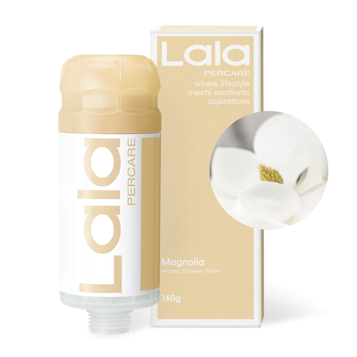Korean 3-in-1 Aroma Filtering & Skin-Nourishing Shower Filter (Magnolia Blossom)