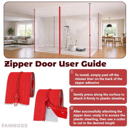 Dust Barrier Poles Kit