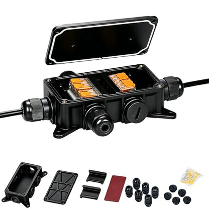 IP65 Waterproof Junction Box for WAGO 221 Lever Nuts