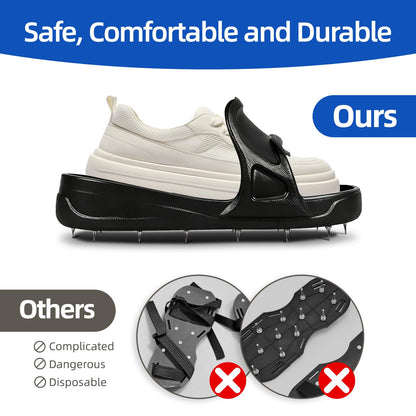 Epoxy Shoes Spike Shoes for Epoxy Flooring Coating (Large)