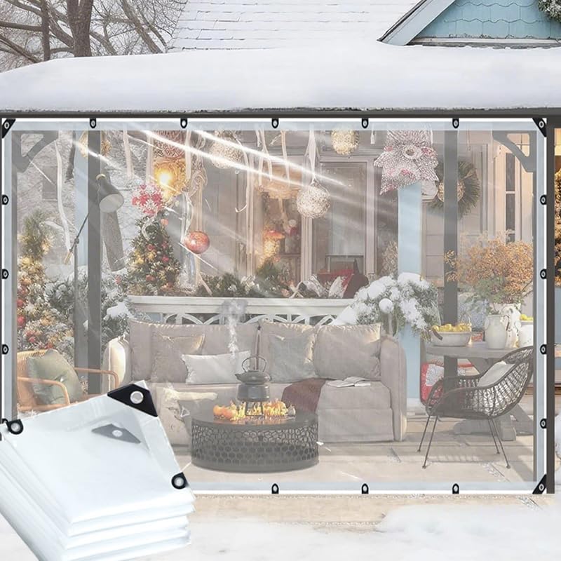 Clear Tarps with Grommets