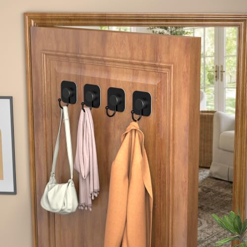 4 Pack Heavy Duty Adhesive Hooks