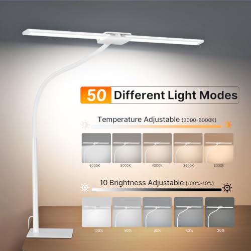 LED Desk Lamp for Home Office with Base