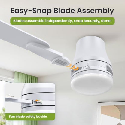 Ceiling Fans with Lights and Remote
