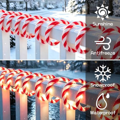 Christmas Candy Cane Lights Outdoor