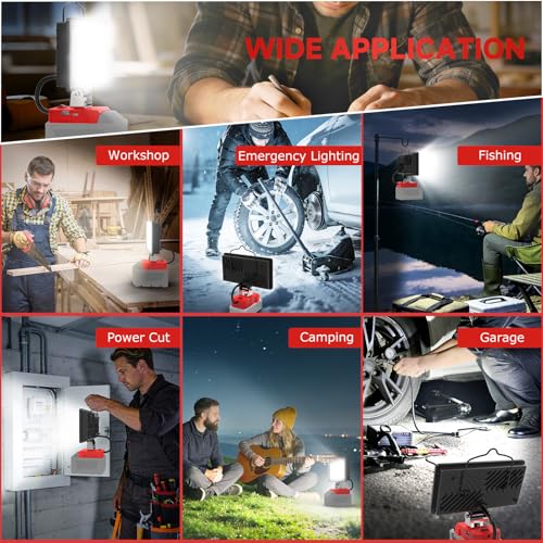 LED Work Light for Milwaukee m18 18v Battery