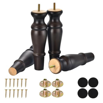 Wood Furniture Legs Set of 4