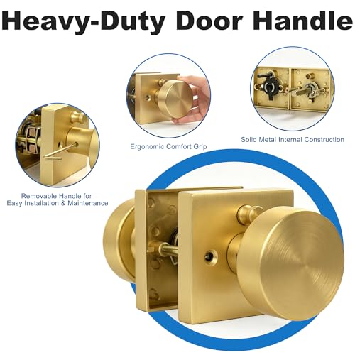 Interior Privacy Door Knob (Matte Gold)