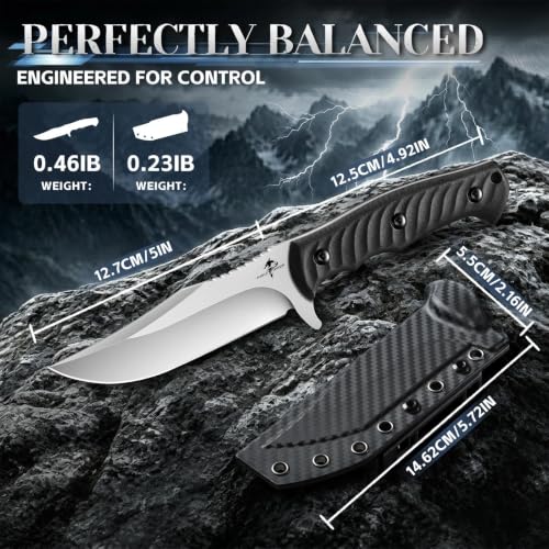 Fixed Blade Knife with Sheath