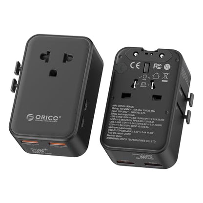 European Travel Plug Adapter USB C