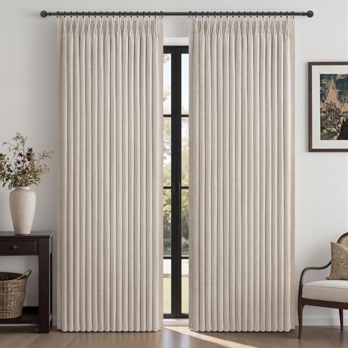 108 Inch Extra Long Blackout Curtains Greyish Brown for Nursery (Greyishbrown / 50"W x 108"L (Pack of 2))