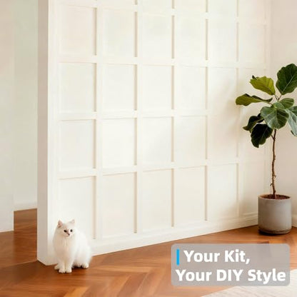 Premade Board and Batten Wainscoting Kit