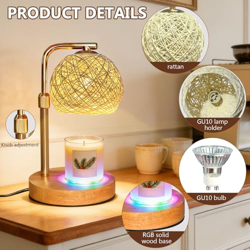 2 Pack Smart Timer Wax Warmer Lamp