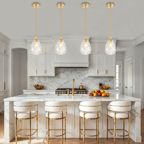 Glass Black Pendant Lights Kitchen Island