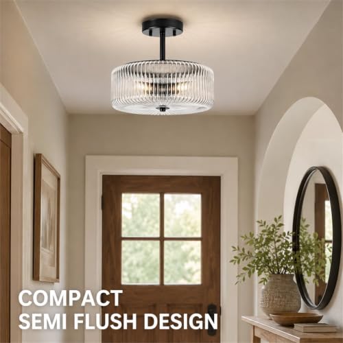 Milk Glass Ceiling Light