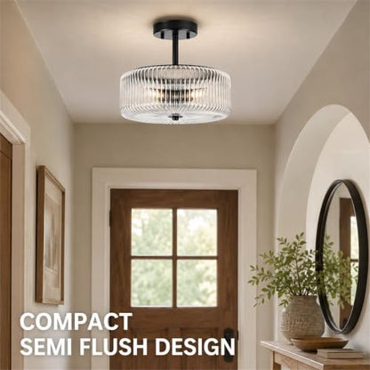 Milk Glass Ceiling Light