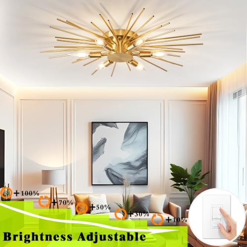 Dimmable Flush Mount Ceiling Light