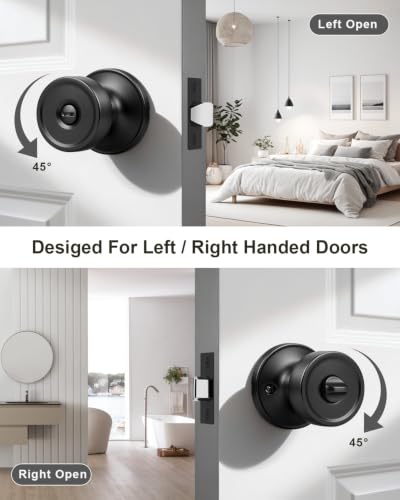 Black Interior Door Knobs
