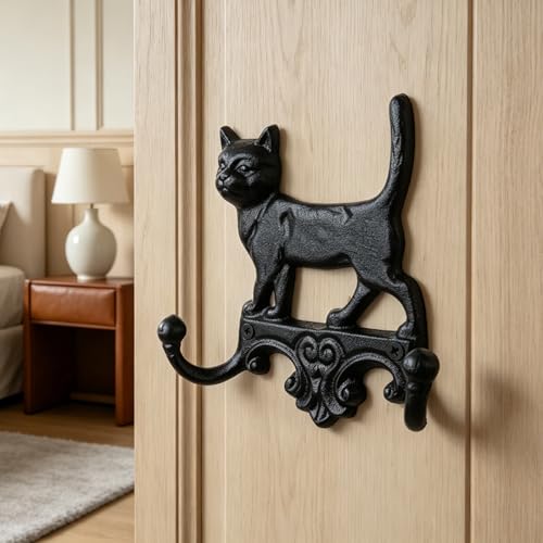 Cast Iron Vintage Dog Wall Hooks