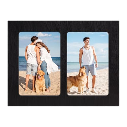 4x6 Picture Frame Collage (Rustic Black / 7.7x10in (1Pack))