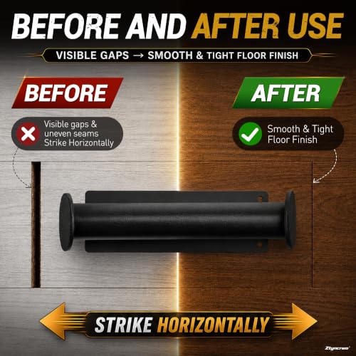 Floor Gap Fixer Tool with Rubber Mallet Hammer for Laminate