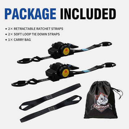 Retractable Ratchet Straps