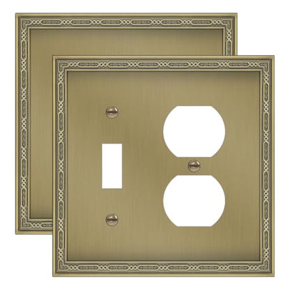 Durable Solid Zinc Alloy Switch Plate Covers