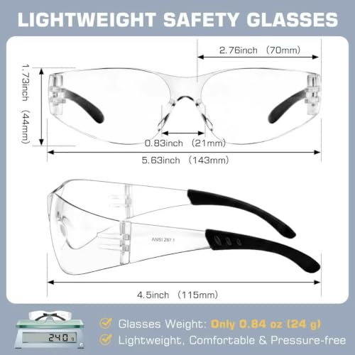 Clear Safety Glasses