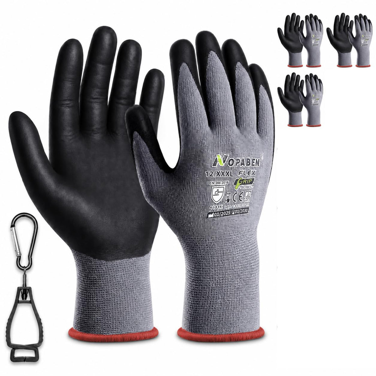 Safety Work Gloves Men (10/X-Large)