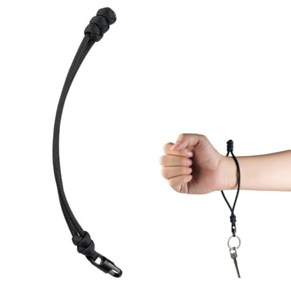 Lanyard Wrist Strap Rotating Titanium Keychain