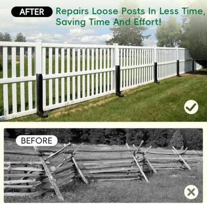 4 Pack Fence Post Repair Kit