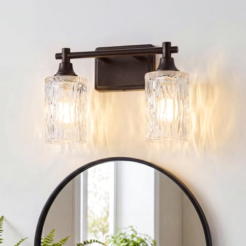 Modern 2 Light Bathroom Light Fixtures (Oil-Rubbed Bronze / 2-light)