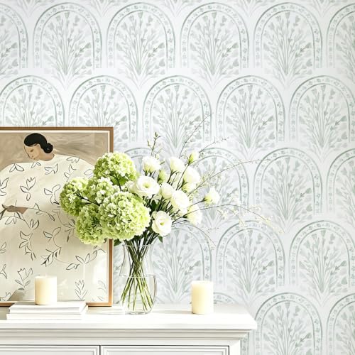 Damask Peel and Stick Wallpaper Geometric Contact Paper for Bedroom