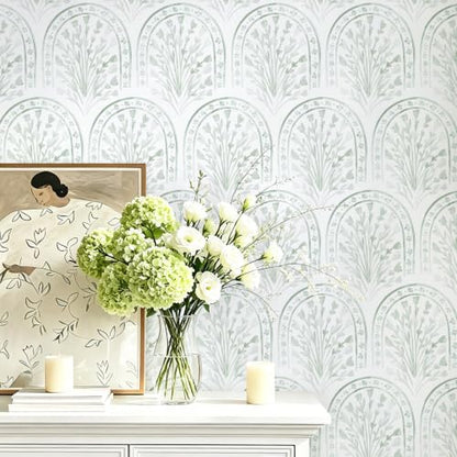 Damask Peel and Stick Wallpaper Geometric Contact Paper for Bedroom