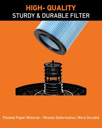 2 Pack Replacement VF4000 Filter for Ridgid Shop Vac Filter 5