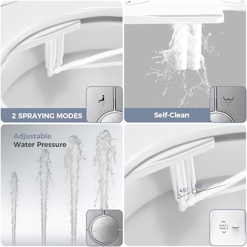 Bidet Attachment for Toilet Seat