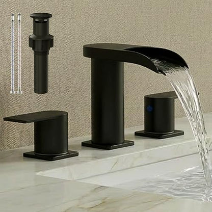 Square Waterfall Faucet 3 Hole