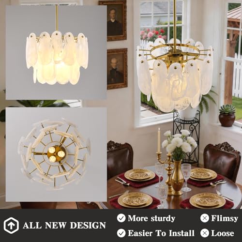 Modern Large Crystal Glass Chandelier