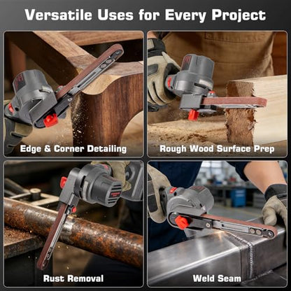 Brushless Cordless Detail Belt Sander Compatible with Milwaukee M18