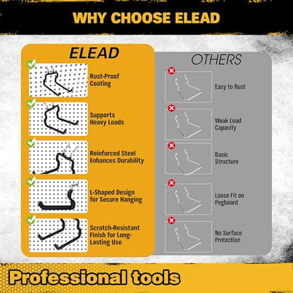 Flat Pegboard Hooks